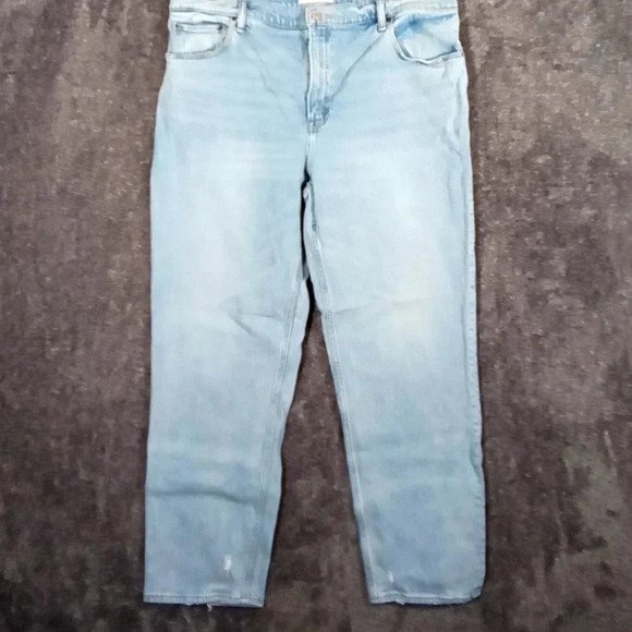 Abercrombie & Fitch 90" straight ultra High rise women's 34 - Picture 2 of 7